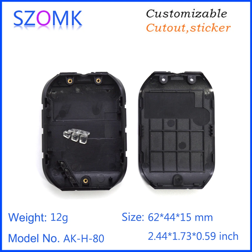 1 piece 62*44*15mm GPS tracker locator plastic enclosure for electronics plastic housing vehicle GPS plastic casing