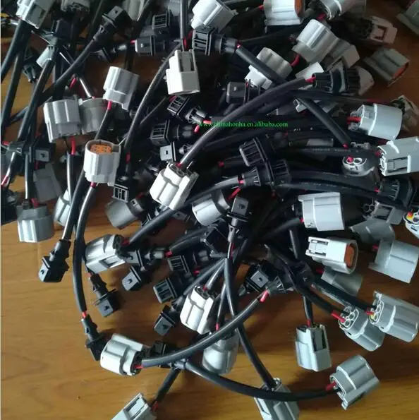 Free shipping 5/10 pcs 6189-7757 4 pin waterproof connector wire harness with 15cm 16AWG wire