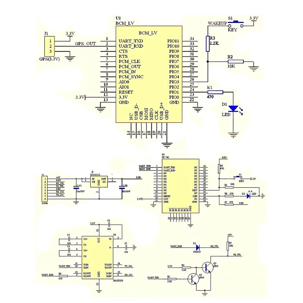 HC-06 Bluetooth Serial Pass-through Module Wireless Serial Communication HC06 Bluetooth Module for arduino Diy Kit