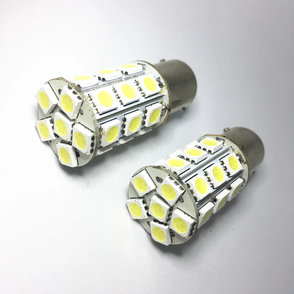 2pcs led 1156 BA15S P21W 33 SMD 5630 5730 LED Car Backup Reserve Light White Red yellow Motor Brake Bulb Daytime Running Light