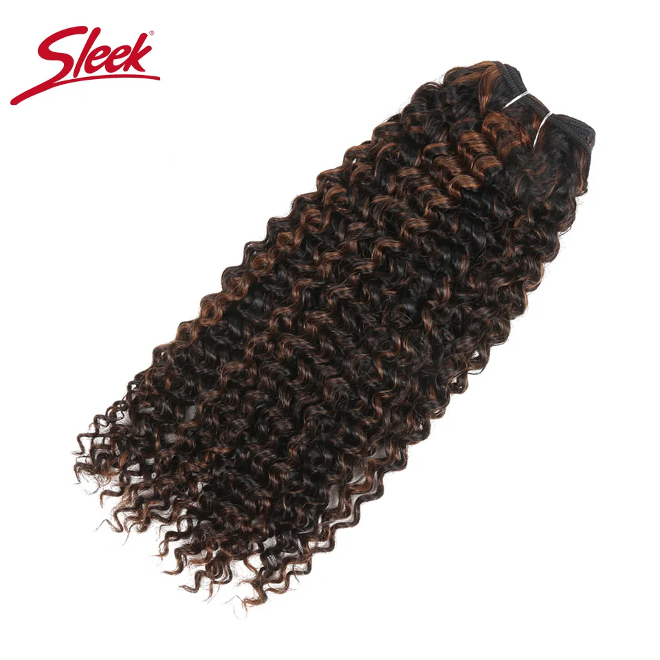 Sleek aplique de cabelo humano ondulado, extensão de cabelo ondulado duplo liso e ondulado, extensão de cabelo natural remy brasileiro p4/30 # p4/27 # p1b/30 # cor