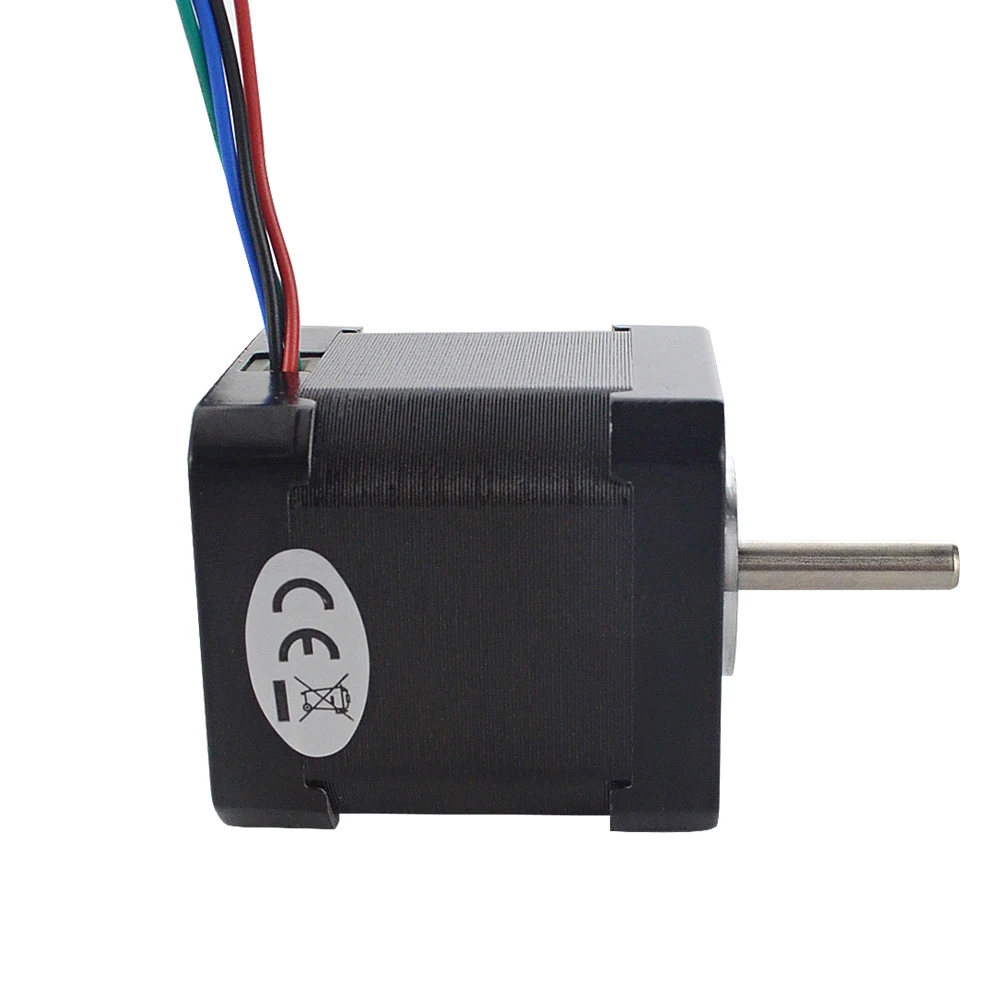 0.9deg Nema 17 Stepper Motor 2A 42x48mm 46Ncm Full D-cut Shaft 4-lead Nema17 Stepper for DIY 3D Printer CNC Robot