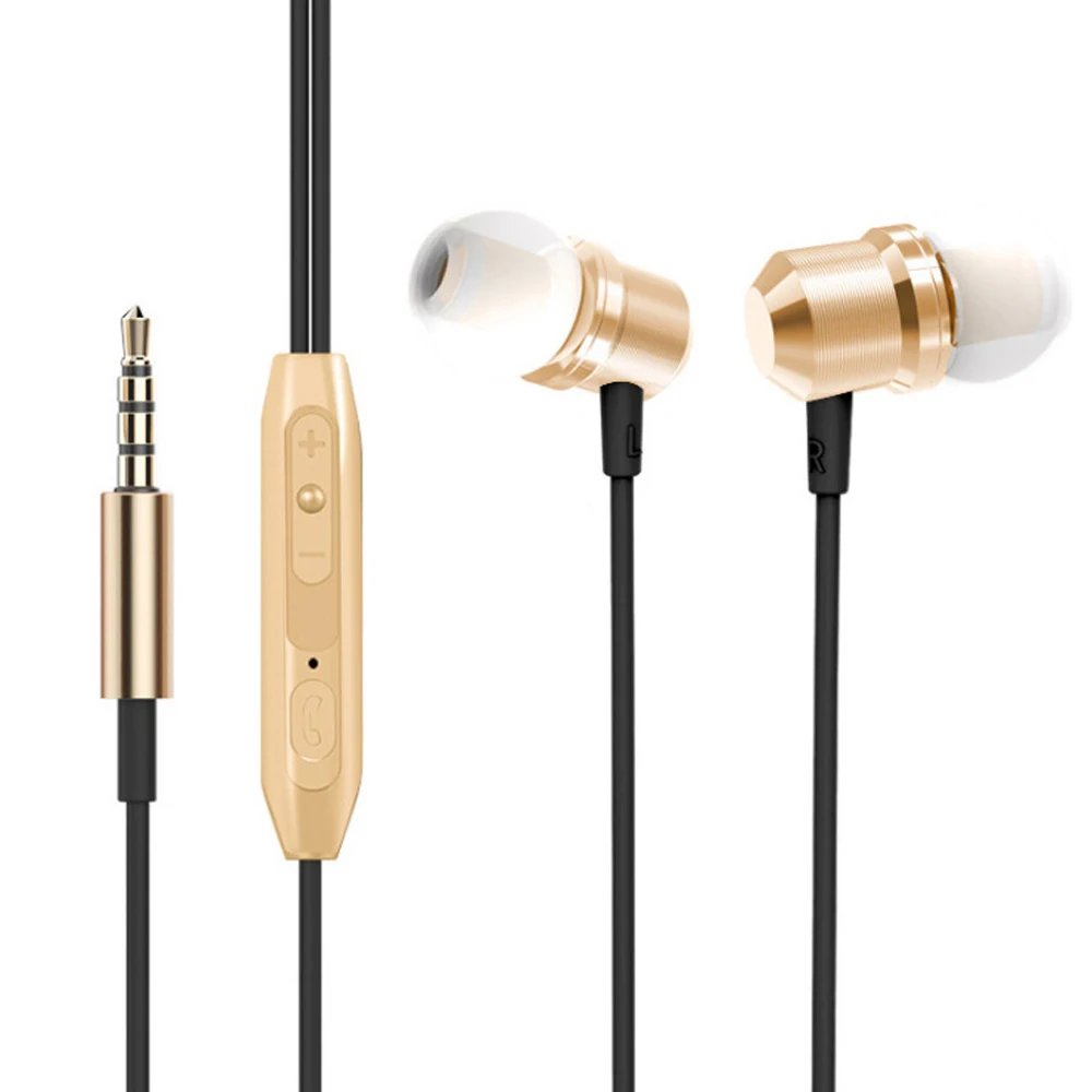 Qijiagu-auriculares intrauditivos con cable, 10 piezas, 3,5mm, Control magnético, ordenador, Smartphone, con micrófono para teléfono, MP3, MP4, PC