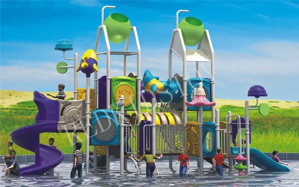 Premium Quality Custom-made Children Water Park Playground For Swimming Pool HZ-SSI005