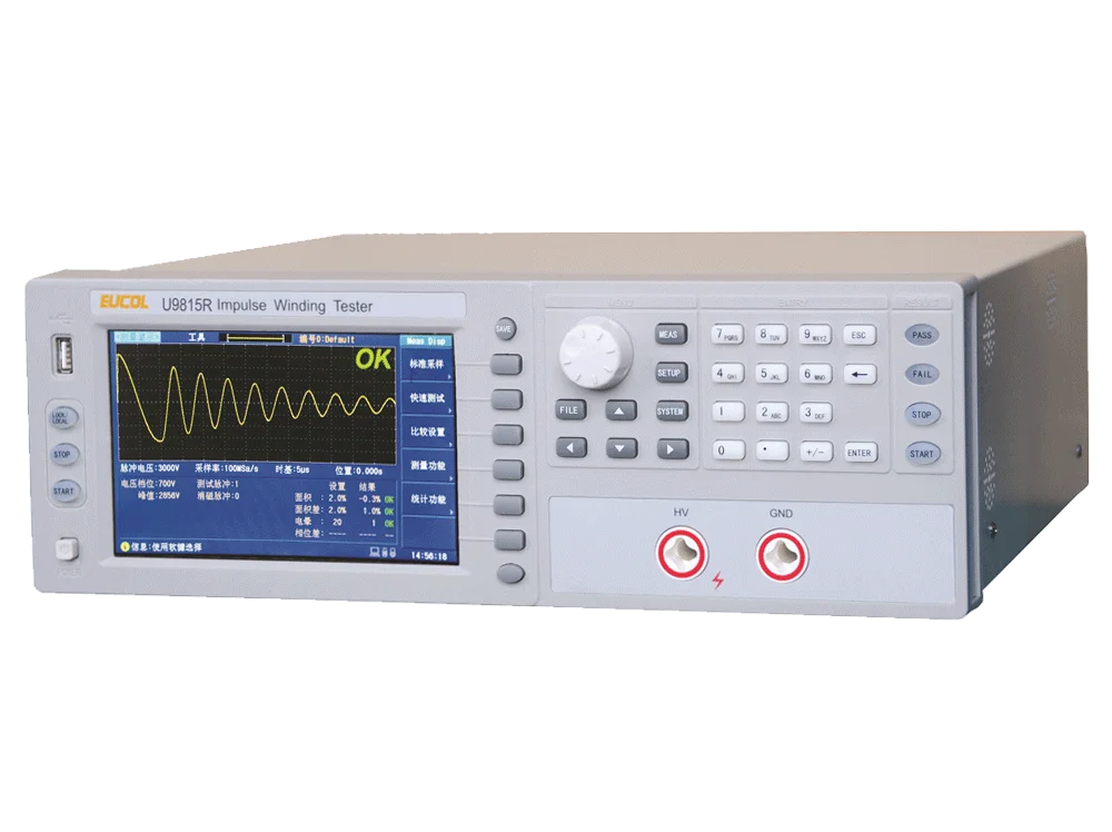 

Fast arrival U9815R Impulse winding tester with 100V~5000V voltage , 10Vstep.1m ohms-20kohms