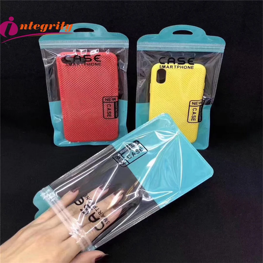 INTEGRITY 100pcs 11.5X20.5cm Transparent Case Cover Moisture-proof Package storage Bags Bright glossy self sealing Packaging bag