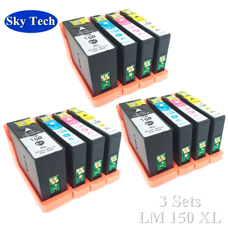 

12X Compatible Cartridge For Lexmark LM150XL LM-150 XL , For Lexmark Pro S315 / S415 / S515 / Pro715 / Pro915