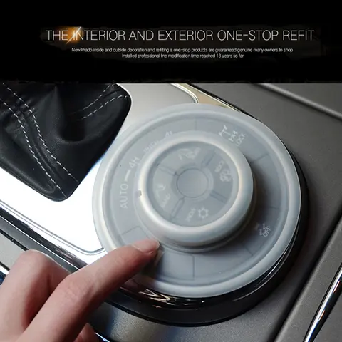 Car Styling Console Center Control Switch Cover Silicone Dustproof Protective Cover For Nissan PATROL Y62 Car Accessories 10 best sales nissan patrol y62 accessories - №1