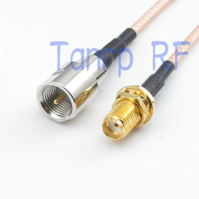 10PCS 15CM Pigtail coaxial jumper cable RG316 cord 6inch FME male plug to SMA female jack  RF adapter connector