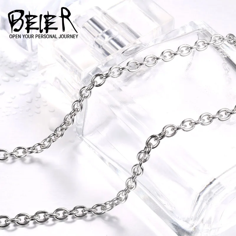 Wholesale Man\'s Fashion Jewelry Price Stainless Steel O Style Chain Choker Necklace BN1027