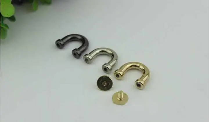 20pcs/lot Inner diameter 9 mm luggage hardware accessories arch screw on the bag arch bridge