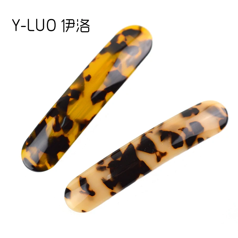 

Top Quality French Luxury Style long Hair Pin/Cellulose Acetate Hair Clip/Rectangle Barrette 9.5cm Long FREE SHIPPING