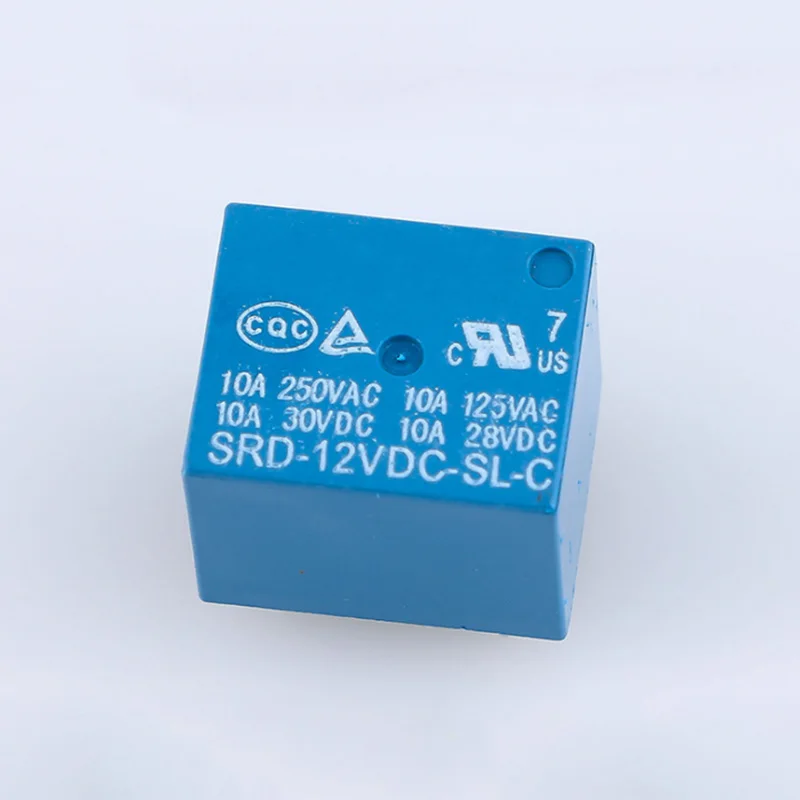 3pcs/lot Relays SRD-05VDC-SL-A SRD-12VDC-SL-A SRD-24VDC-SL-A SRD-48VDC-SL-A  DC-SL-A 3V 5V 6V 12V 24V 48V 10A 250VAC 5PIN T73