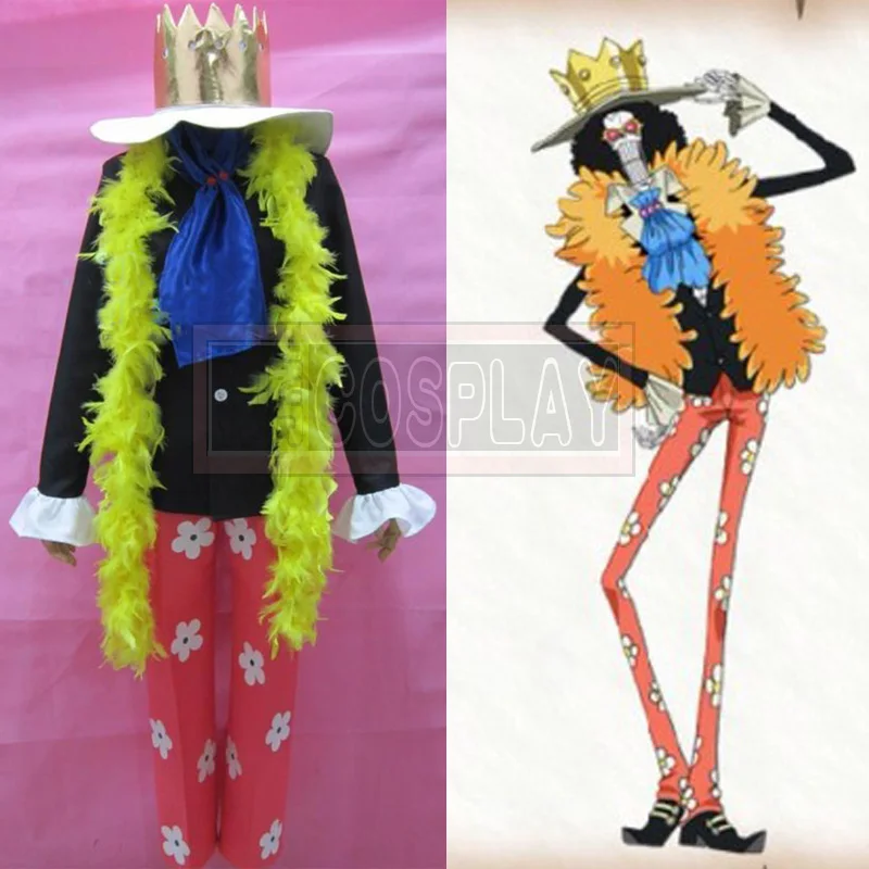 

Soul King Brook Cosplay Uniform Costume Halloween Outfit Christmas Custom Made Any Size