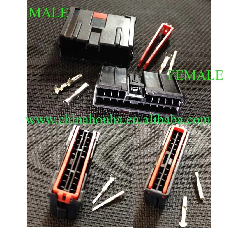 

5 pcs 20-Pin car connector Male Female Auto Wire Harness Connector Plug Housing DJ7201Y-2-11/21 With terminal