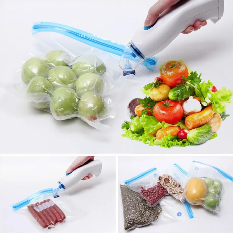 

Automatic vacuum packaging machine small household food preservation machine dry and wet vacuum sealing machine