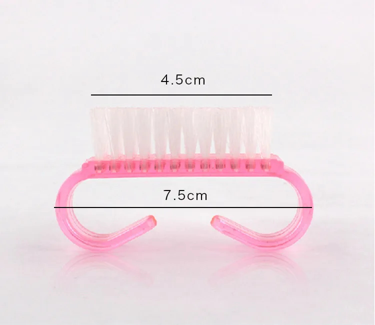 5pcs/lot Beautifully Claw  Manicure Plastic Handle Nail Brush Nail Art Cleaning Clean Pedicure Kit