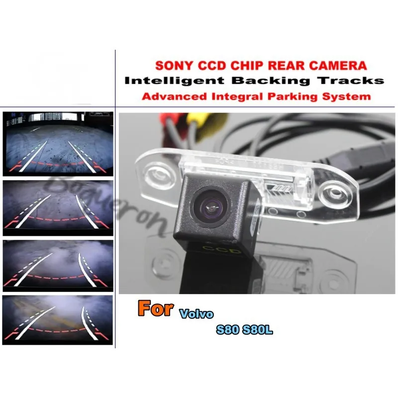 

For Volvo S80 S80L Car Intelligent Parking Tracks Camera / HD Back up Camera / Rear View Camera Dynamic Guidance Tragectory