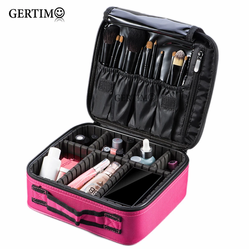 Borse cosmetiche professionali portatili da donna on the Road Organizer Travel Make Up astucci per cosmetici astucci per cosmetici scatola Beauty