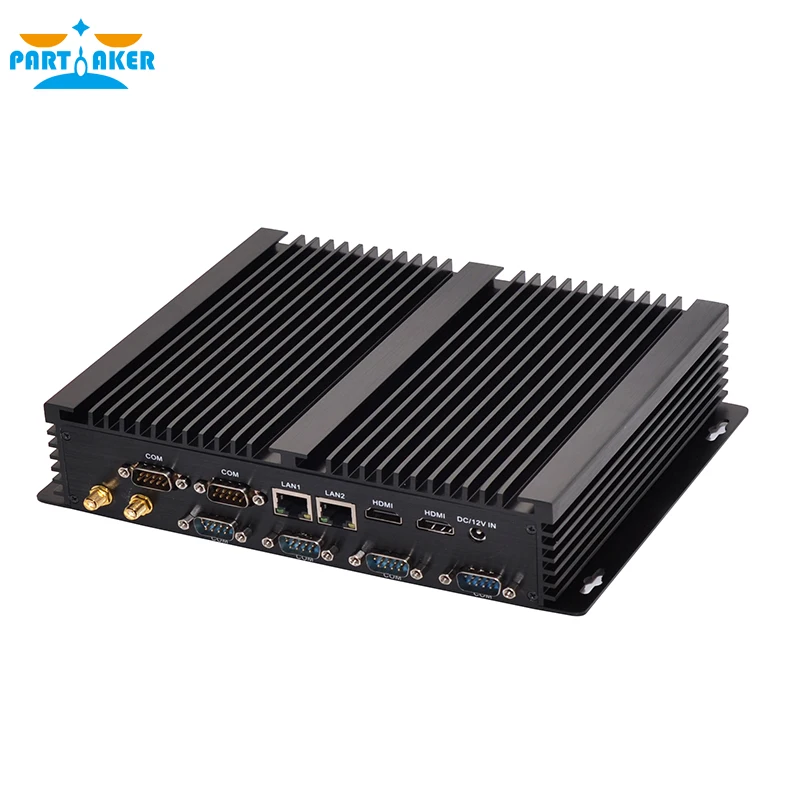 Deelgenoot Fanless Industriële Mini Pc I7 4500U I5 4200U I3 Barebone Windows 10 Pro Itx Computer 2 Lan 2 Hdmi 6 Com 8 Usb Nettop