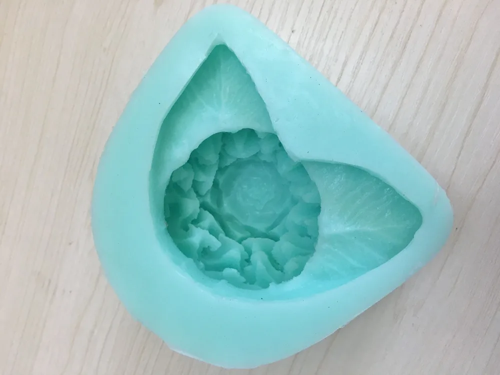 Mold Silicone Thai Soap Shape Soaps Mould Mold For Soap Making Clay Aroma Stone Jasmine Peony Flower Handmade Fruit Blue PRZY