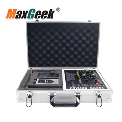 Maxgeek Metal Detector a lungo raggio sotterraneo oro argento smeraldo rubino indicatori luminosi rilevatore di metalli diamantati