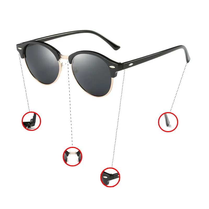 2020 HD Polarized Sunglasses Men Women Driving Brand Cool UV400 Fashion New Sun Glasses Hot Sell Shades Feminin Oculos De Sol