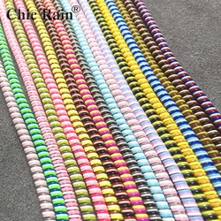 1.5M Cable protector Bobbin winder Data Line Case Rope Protection Spring twine For Iphone5 6 6plus Android USB earphone Cover