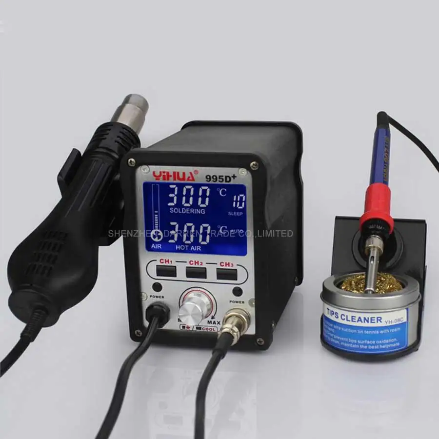 

YIHUA 995D+ Soldering Station Used For Motherboard Repair Tools Ferramentas Para Concerto De Celulares