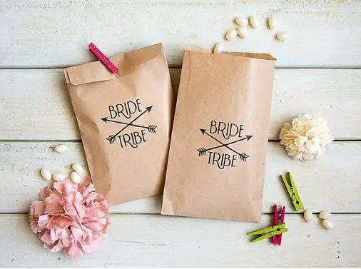 

Bride Tribe wedding paper hangover recovery kits Bachelorette candy welcome bags Bridal Shower Bakery Cookie Favors pouches