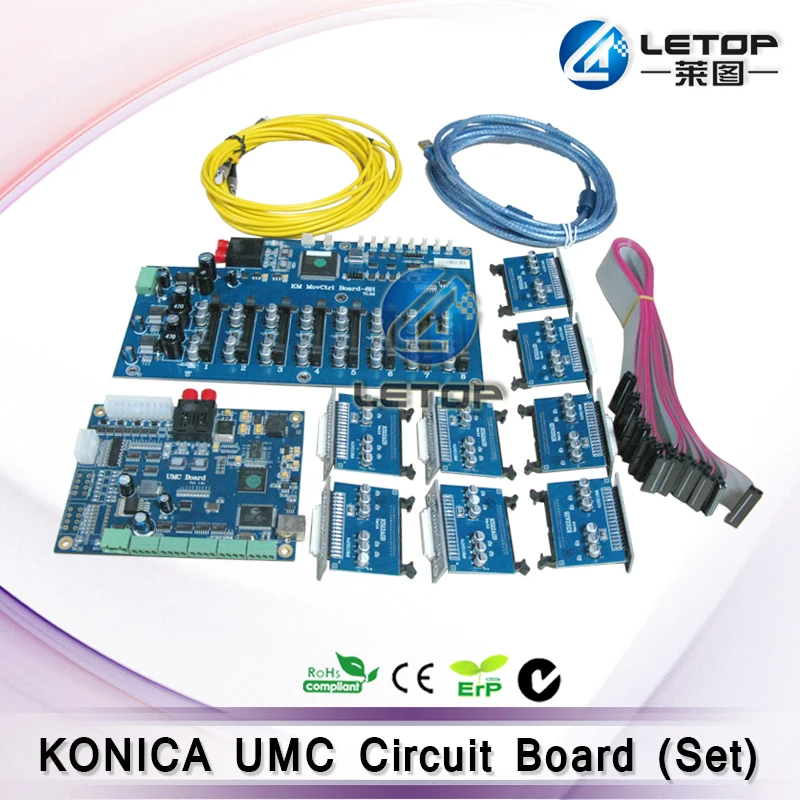 

Umc board ver.1.4d for myjet printer km 1024 printhead mother board head board connector(one set)