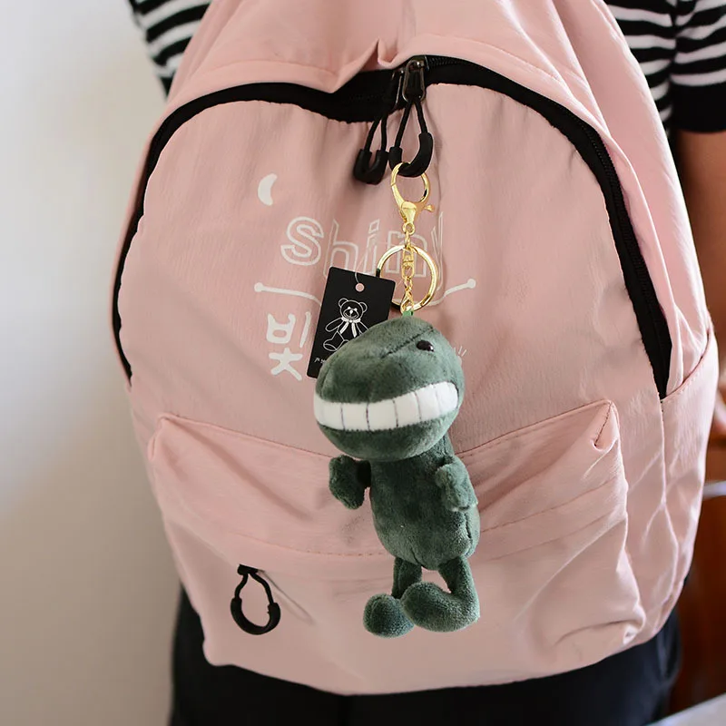 Nette Cartoon Zahn crocodile Tier Plüsch Spielzeug Keychain Rucksack keychain 15cm Kleine Geschenk