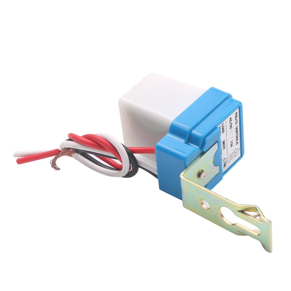 AC DC 10A Photoswitch Photocell Street Light Lamp Auto On Off Sensor Switch 12V 24V 110V 220V