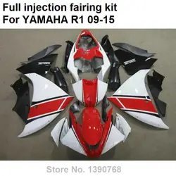 Hot sale fairings for Yamaha injection molding YZF R1 09 10 11 12 13 14 15 red white black fairing kit YZFR1 2009-2015 BD99