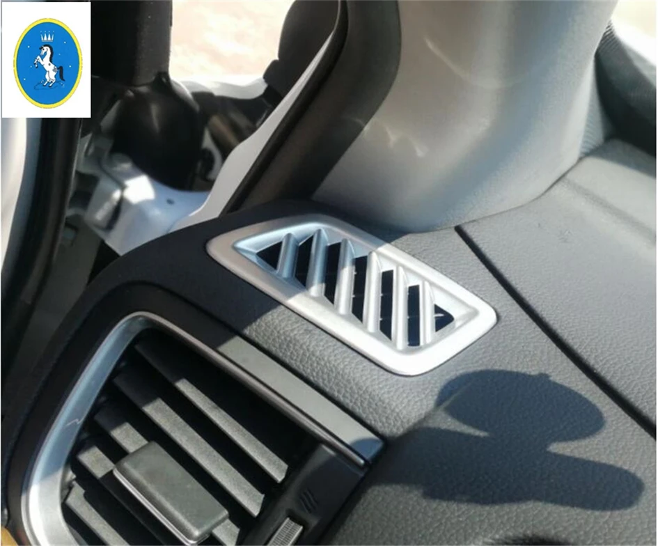 

Yimaautotrims Auto Accessory Front Air Conditioning Outlet Vent Frame Cover Trim 2 Colors Fit For Honda CRV CR-V 2017 - 2020 ABS