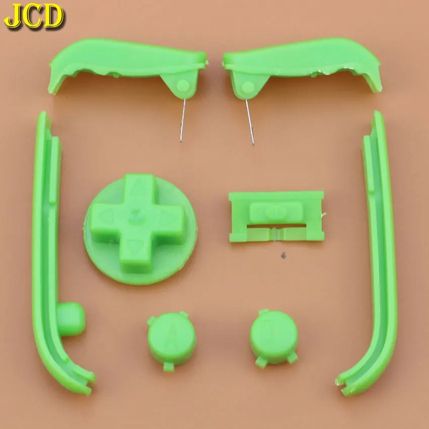 JCD многоцветные кнопки клавиатуры L R A B кнопки для Gameboy кнопки Advance рамка для GBA D колодки кнопки включения и выключения питания