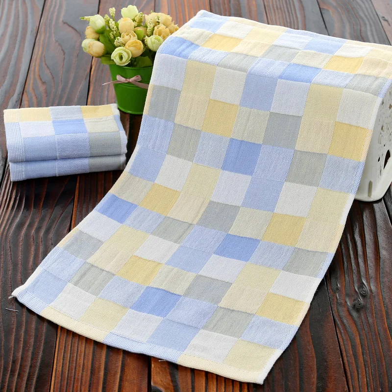 Hand Towel for Kids, 100% Pure Cotton, Gauze Free, Face Towel, Home Cleaning, Baby, High Quality, Wholesale, 27x50cm