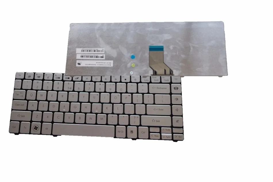 US  Silvery 100%New English laptop keyboard For Gateway EC3806c ID43A03 ID49C17 EC39C01c EC39 ID49 ID49C ID43 ID43A03c TM8481