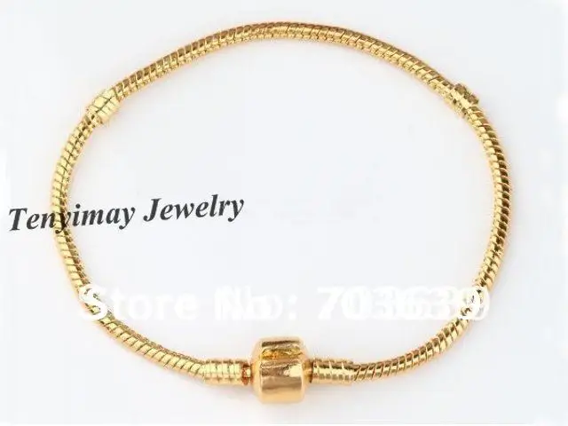 

Guaranteed Gold Color Bracelet Chain, Snake Chain Bracelet For DIY 20pcs/lot