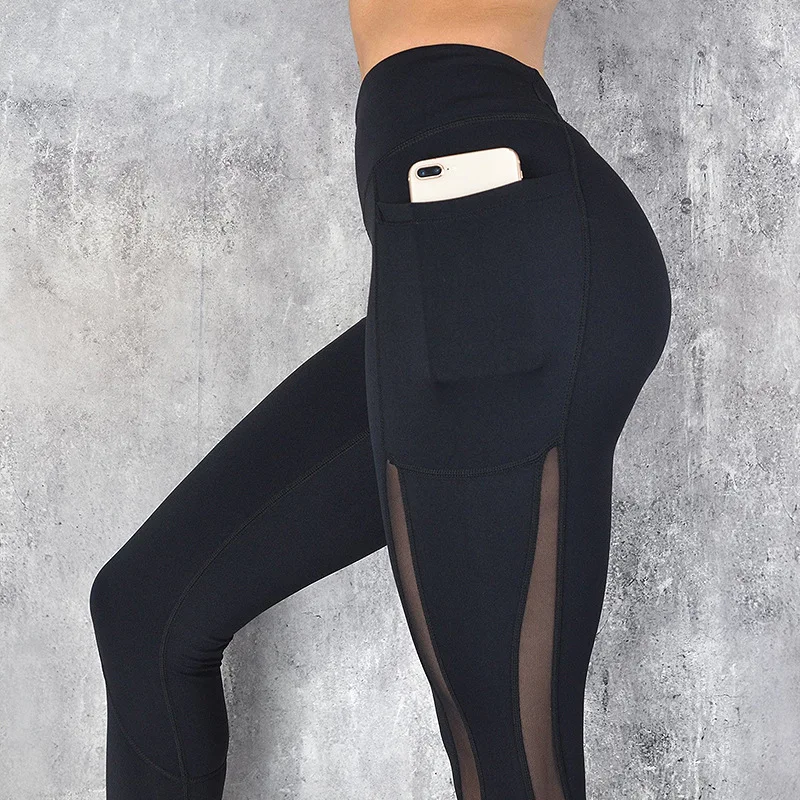 SVOKOR Fitness kobiety legginsy Push up kobiety wysokiej talii kieszeń trening legginsy 2019 moda legginsy na co dzień Mujer 3 kolor