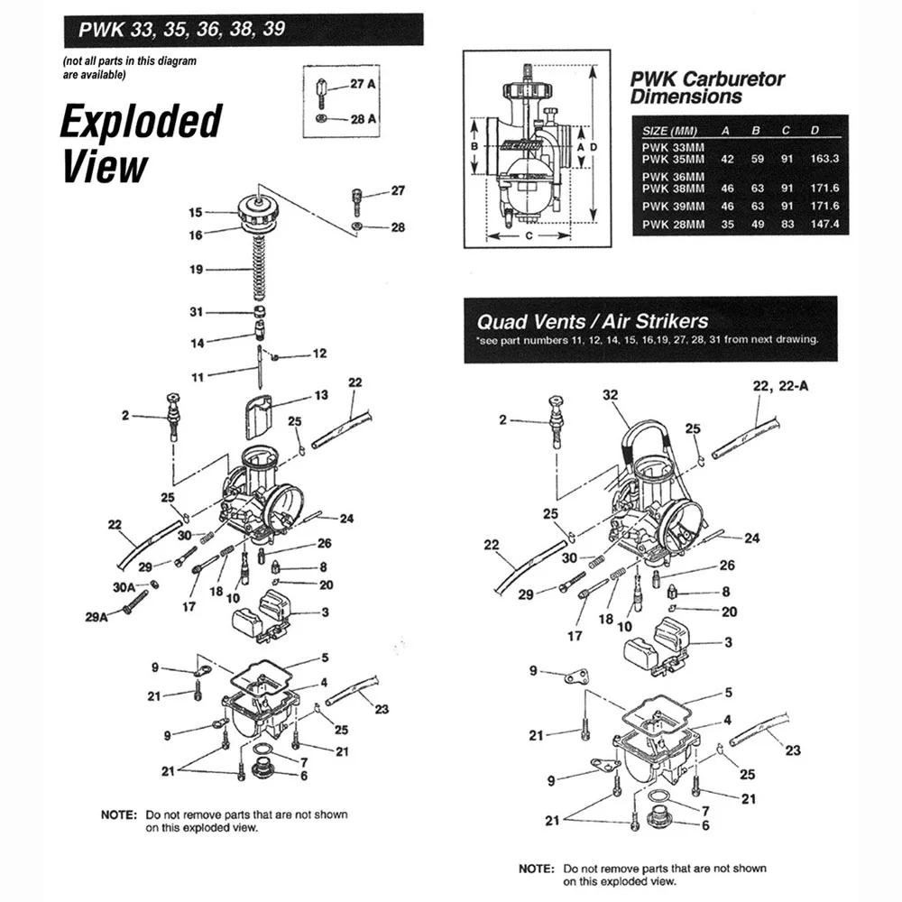 Alconstar For KEIHIN 2T 4T Scooter ATV UTV 250CC 300CC 350CC 400CC Engine Motorcycle PWK 33 34 35 36 38 40 42 Carburetor