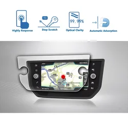 RUIYA Car Screen Protector For Arona 8 Inch 2018 2019 GPS Navigation Touch Center Display Auto Interior Stickers Accessories