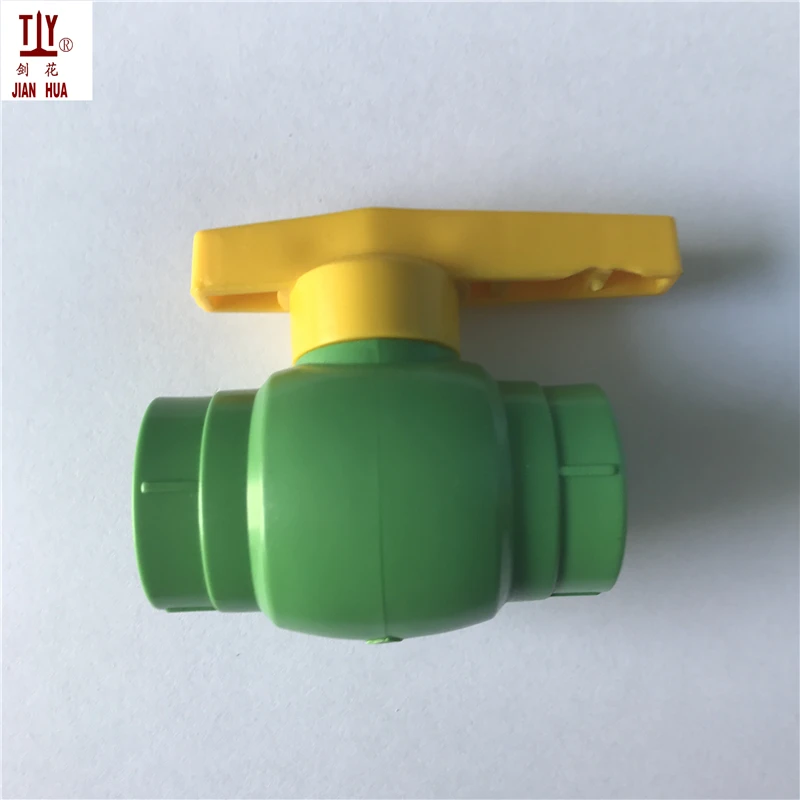 DN20-110mm PP-R steel ball valve, water valve, PPR pipe fittings