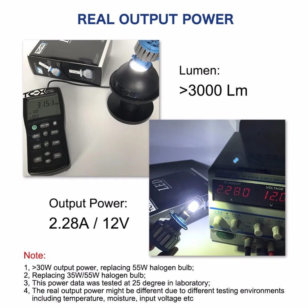 TC-X 2 Bulbs/Set LED Car Light H4 Hi lo beam led headlight bulbs H7 H1 H11 9006 9005 H27/880 Auto Bulb Headlamp 6000K Light