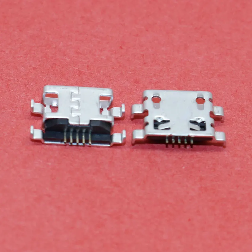 ChengHaoRan, разъем Micro USB, разъем для зарядки 5P, 5 контактов, без края, квадратный разъем для планшетного ПК мобильный телефон, MC-384