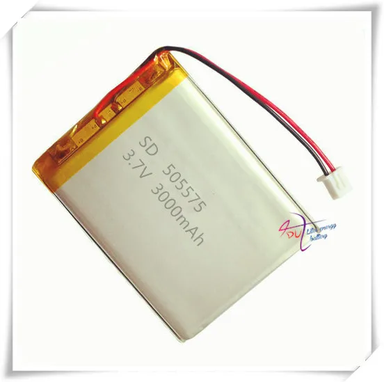 XHR-2P 2.54 505575 mobile power in 3000mAh 515573 3.7V lithium polymer battery with protection board