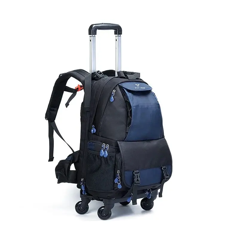 New Shoulder Travel Bag,Photography backpack,Professional camera bag,waterproof Suitcase on Wheels,Men Cabin Trolley luggage bag