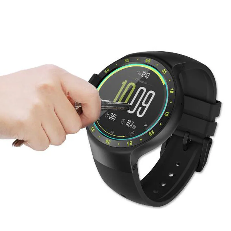 กระจกนิรภัยป้องกันฟิล์มHD Ultra ClearสำหรับTicสมาร์ทนาฬิกาTicwatch S Toughenedจอแสดงผลป้องกันหน้าจอ