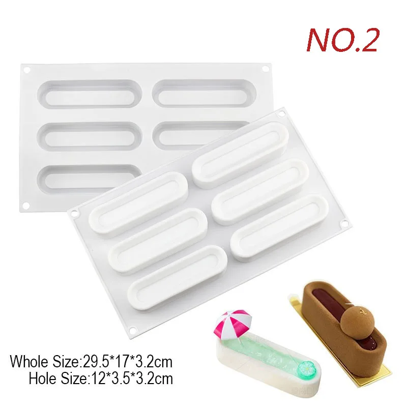 DIY Cake Mold 3D Silicone Molds for Baking Dessert Mousse Kitchen Bakeware Tools Art Cake Form Tray Mould