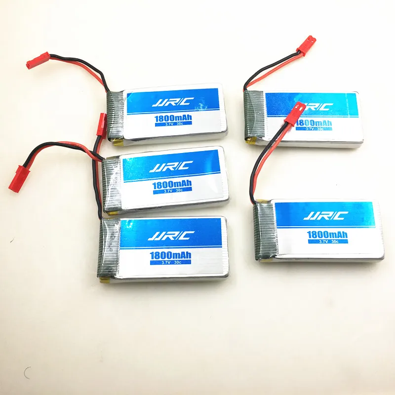 

5PCS Original JJRC H68 battery For H68 RC Quacopter Spare Parts Accessories 3.7V 1800mAh li-po Battery (In stock )